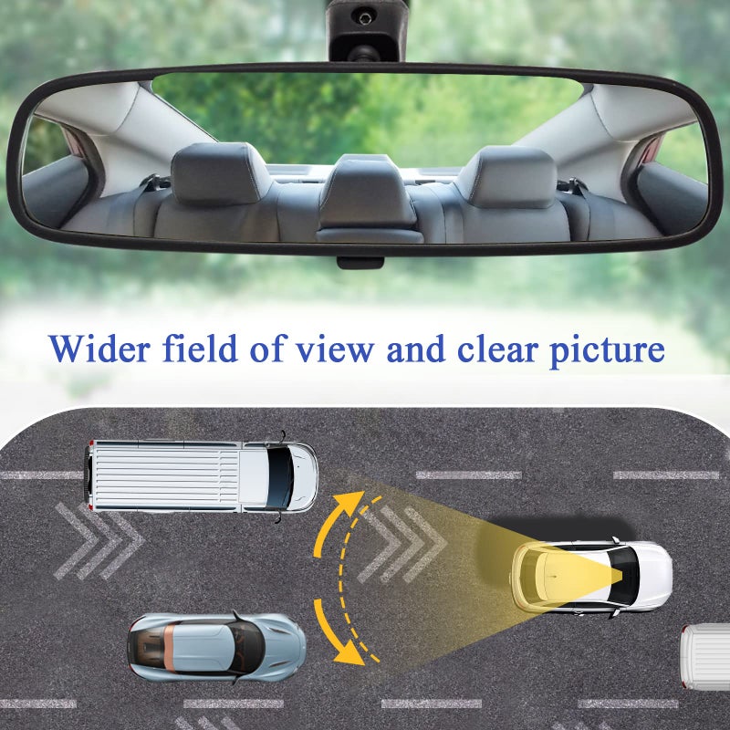 X4XZ مجموعة مرآة الرؤية الخلفية الداخلية من مصنع OEM لـ 11-23 Hyundai Elantra Sonata Tucson Veloster Santa Fe/10-23 Kia Forte Optima Forte5 Sorento Soul Rio K5 Sedona Sportage 851013X100 - Image 3